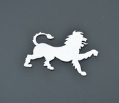 Leo Lion Zodiac Astrology Stainless Metal Car Truck Motorcycle Badge Emblem (select size)