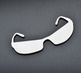 Sunglasses Glasses Shades Stainless Metal Car Truck Motorcycle Badge Emblem (select size)