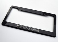 Signature Edition Custom Real Carbon License Plate Frame Holder Surround with Mounting Screws & Caps