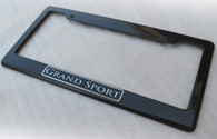Grand Sport Custom Real Carbon License Plate Frame Holder Surround with Mounting Screws & Caps