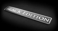 Black Edition Emblem Badge Metal Show Quality 