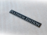 Platinum Edition Series Emblem Badge Metal Show Quality