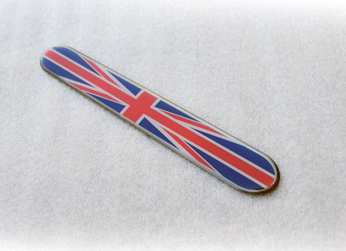 UK Union Jack Emblem Badge Metal Show Quality