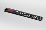 Red R performance Emblem Badge Metal Show Quality