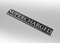 Supercharged Emblem Badge Metal Show Quality 