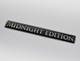 Midnight Edition Emblem Badge Metal Show Quality 