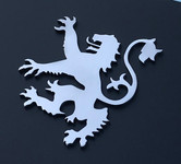 Scotland Scottish Lion Crest Badge Emblem Metal Car Truck Motorcycle
