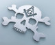Mason Masonic Skull and Crossbones bones Badge Emblem Metal Car Truck Motorcycle