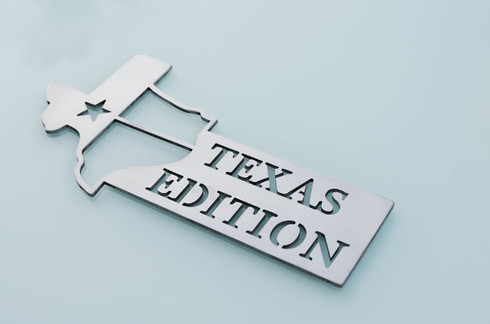 Texas Edition Texan Badge Emblem Metal Car Truck Motorcycle