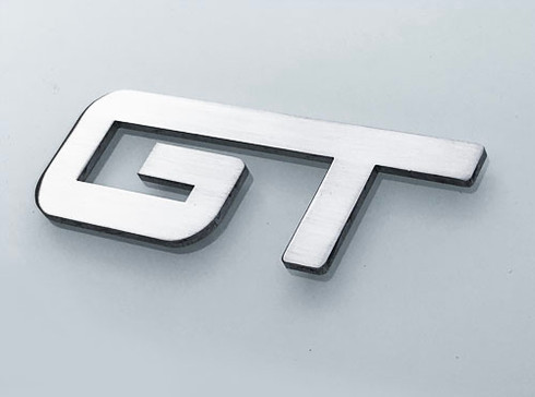GT emblem Badge Emblem 4" Metal Car Truck Motorcycle