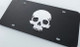 Skull Head License Plate Décor Decorative