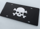 Skull and Crossbones bones License Plate Décor Decorative v2