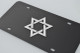 Star of David Jewish Israel Judaism Judaica Modern License Plate Décor Decorative v2