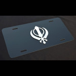 Sikh Khanda License Plate Décor Decorative