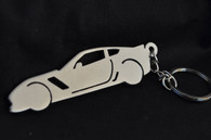 Custom Stainless Steel Keychain for Chevy Corvette Z06 Enthusiasts (side style)