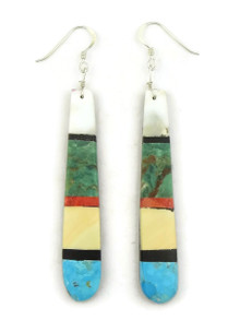 Pendentif Santo Domingo Incrustation Turquoise Par Torevia Crespin – Authentique Amérindien
