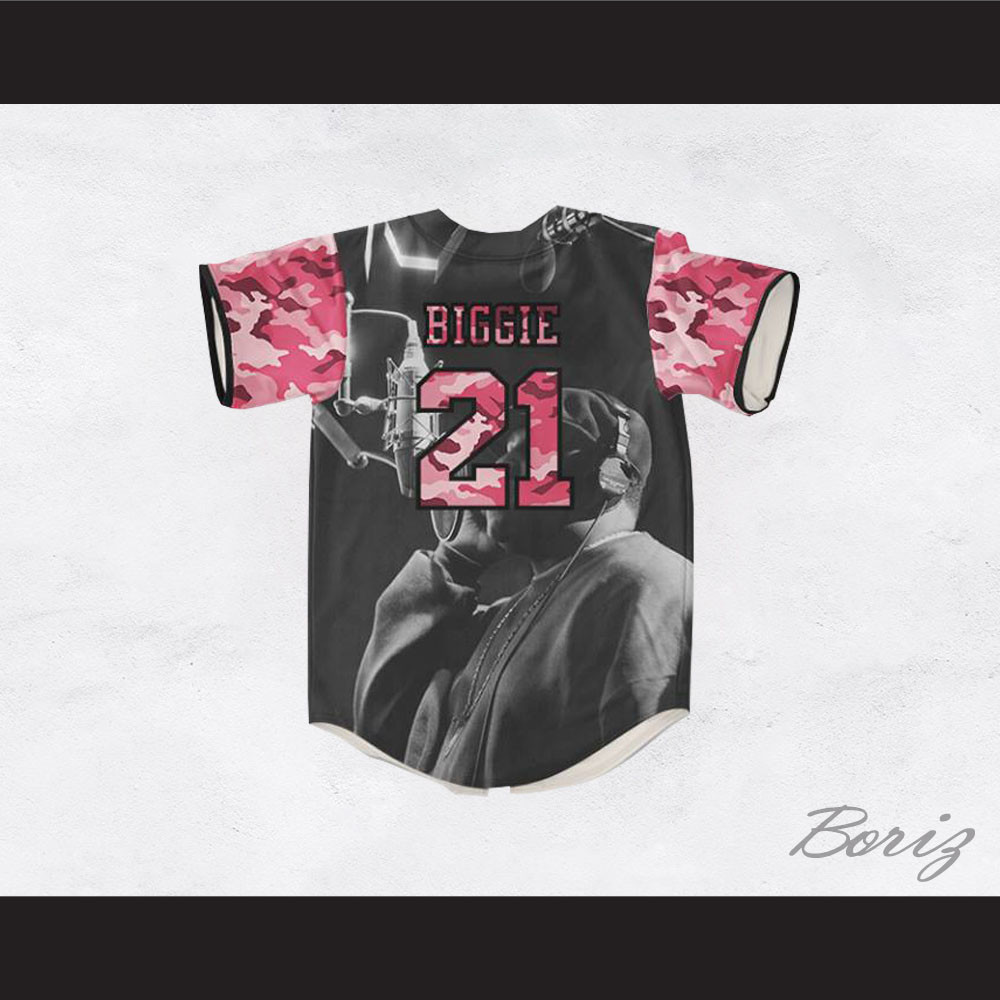 pink camo baseball jersey