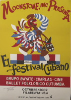 El Estudiante (Luis Joaquìn Rodríguez Ricardo) #3024B. "El festival Cubano," 2002. Silkscreen print. 27.5 x 20 Inches.   