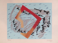 Nelida Lopez #334 (SL) Untitled, 1989. Serigraph print edition 34/250.   9.5 x 10.5 inches 