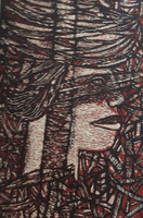 Choco (Eduardo Roca Salazar), Untitled, 1987. Serigraph print, edition 75/150. 21.5" × 15". #2820