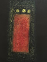 Choco (Eduardo Roca Salazar) #2378. Untitled, 2000. Collagraph print edition 7 of 20.  22 x 15 inches. 