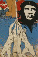Carmelo Gonzalez (Casa de Las Americas) Untitled, 1972. Silkscreen, 30 x 20 inches.