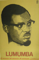 Rafael Enriquez (OSPAAAL) "Lumumba,"1981. Offset