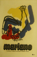 ICAIC (René Azcuy Cárdenas), "Mariano," 1981. Silkscreen poster, 30" × 20"