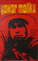 ICAIC (René Azcuy Cárdenas),  "Yawar Mallku," 1969. Silkscreen poster. 30" x 20"