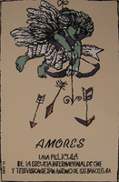 ICAIC (Eduardo Muñoz Bachs), "Amores," 1994. Silkscreen poster, 30" × 20"