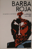 ICAIC (Eduardo Muñoz Bachs), "Barba Roja" (rescreen), 1966. Silkscreen poster, 30" x 20"