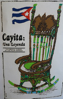 Bachs (Eduardo Munoz Bachs), "Cayita," Silkscreen poster,  30" x 20"