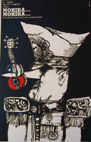 Bachs (Eduardo Muñoz Bachs), "El tigre salto y mato, pero Moria…Moria…" 1973. Silkscreen.         29” x 30” 