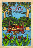 Alicia Leal "Gemas," 1996.  Silkscreen print.   21.5"x15"  5996C