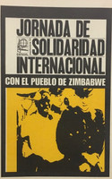 098 Antonio Pérez Gonzáles (Ñiko) "Day of International Solidarity with the People of Zimbabwe." OSPAAAL