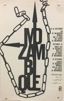 OSPAAAL (Olivio Martínez), "Day of world solidarity with Mozambique," 1968. Offset poster.