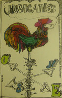 ICAIC (Eduardo Muñoz Bachs), "Huracanes," 1973. Silkscreen poster, 20" × 20"
