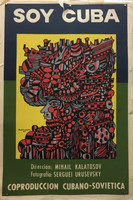 René Portocarrero (ICAIC),  "Soy Cuba," 1964. Silkscreen poster. 30" x 19.5" 