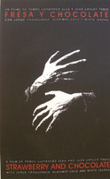 ICAIC (Ernesto Ferrand), "Fresa y Chocolate," 1994. Silkscreen poster, 30" × 20"