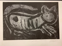 Nelson Dominguez #181    Untitled, N.D. Print    8.5 x 11.5" 