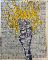 Boris Lopez,  Untitled, 2007. Ink on paper.       11” x 8.5”           #6306