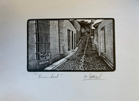 Marcel #5760 "Trinidad," N.D. Woodcut Print Artist Proof    7.50" x 9"