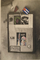 Raul Martinez, "Untitled," 1981. CDR series, silver gelatin print, colored ink, pencil.         