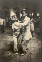 Marucha (María Eugenia Haya)    Esperanza y Chenard, From the series:" En el Lyceo," Havana, 1981. Silver gelatin print, 15” x 11’