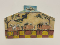 Sanfiel (Jorge Luis Sanfiel), Untitled, N.D. Mixed media on poster board. 16" × 23.5". #5362 (SL)