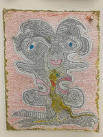 Gloria de la Caridad, Untitled, N.D. Ink on paper.               11” x 8.5”                              #6309
