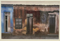 Elena Borstein,   "Camagüey," 2000. Pastel on paper.               22” x 30” (framed)