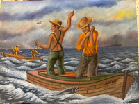 Rolando Alvarez,                                                                                       "1996. Tempera on card stock.                                          8"x 11"                                                     #5196
