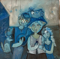 Sandra Dooley, ?, ?. ?, 19" x 20.5" #5643B