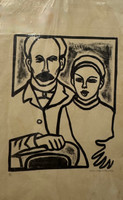 Raul Martinez, Untitled, 1967. Lithograph print 2/6.   22.5” x 14”     #103